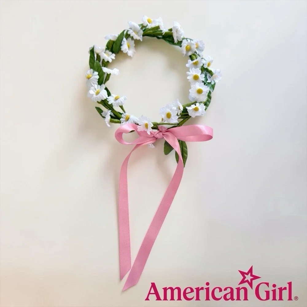 American Girl Kirsten Birthday Outfit Daisy WREATH ONLY Floral Accessory Retired